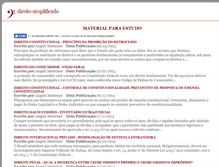 Tablet Screenshot of direitosimplificado.com